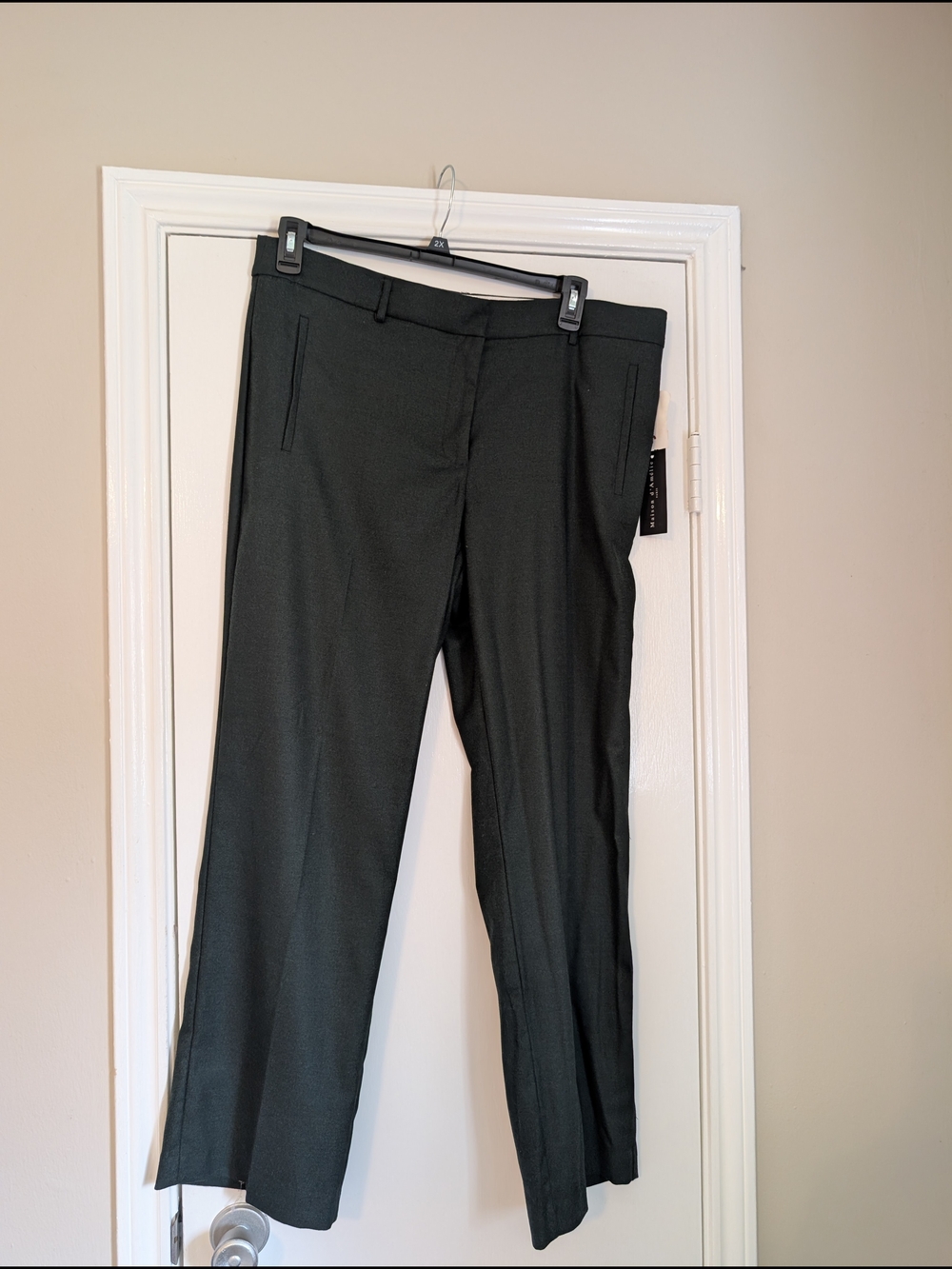 Women's Dark Green Dress Pants